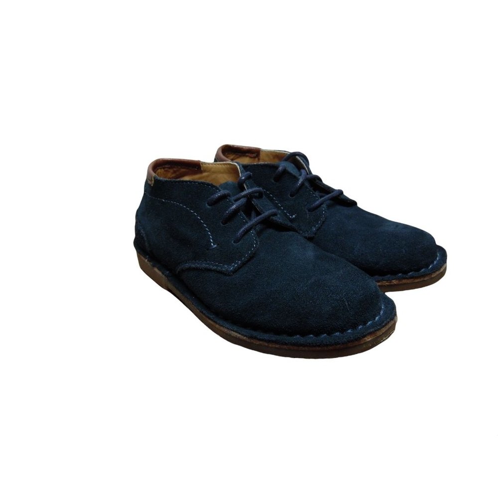Boys Kenneth Cole New York Real Suede Kids Shoes Blue Size 9 Boys